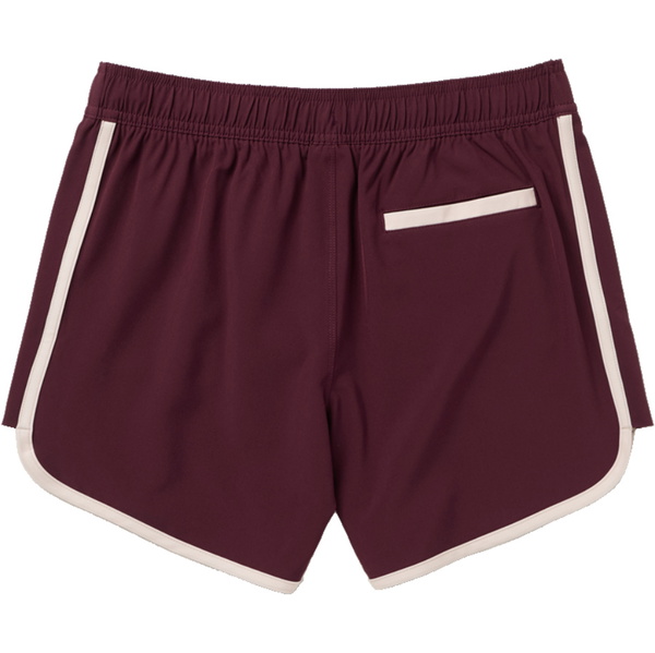 2026 Mystic Womens Tora Boardshort 35127.25061 - Oxblood Red